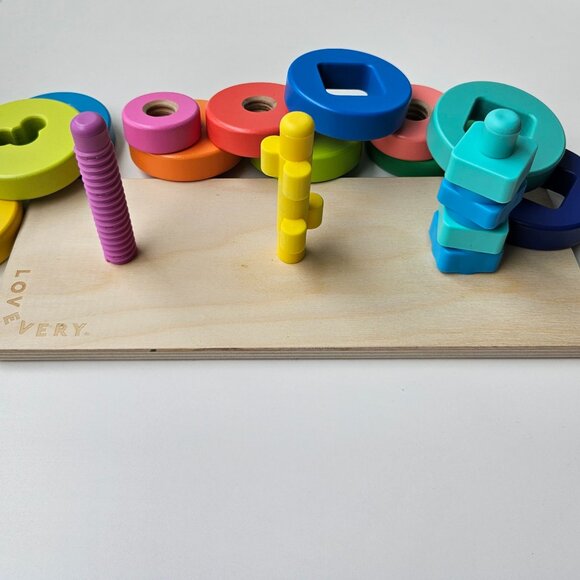 Lovevery Twist & Pivot Pattern Puzzle – from The Investigator Play Kit (Toddler) - Picture 3 of 7